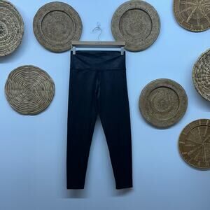 Offline by Aerie Black Faux Leather Legging Large